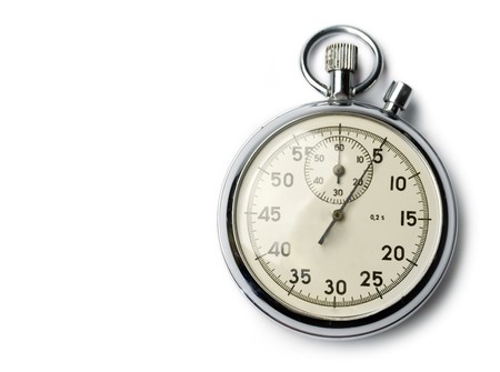 Stopwatch isolated on white