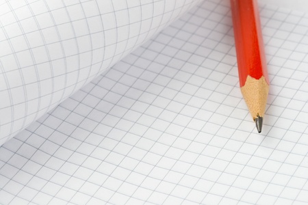 Notepad and pencilの写真素材