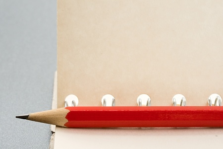 Notepad and pencilの写真素材