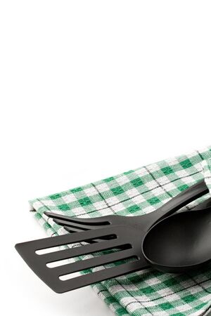 Kitchen appliances isolated on whiteの写真素材