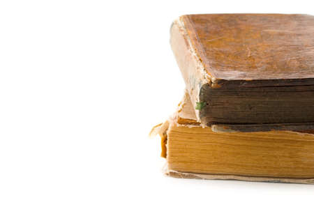 Books isolated on whiteの写真素材