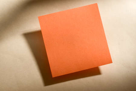 Sticker on the paper backgroundの写真素材