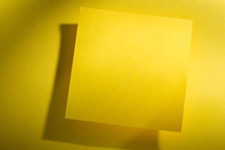 Sticker on the yellow background 