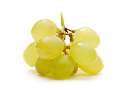 Grapes isolated on the white background の写真素材