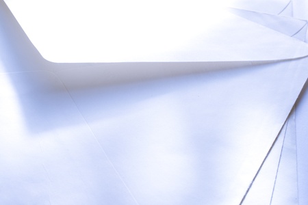 A pile of white envelopes