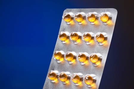 Oil pills in a pack