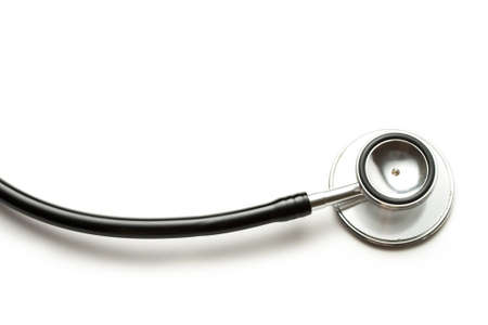 Stethoscope on the white backgroundの写真素材