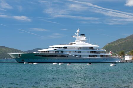 Yacht club in Montenegroの写真素材