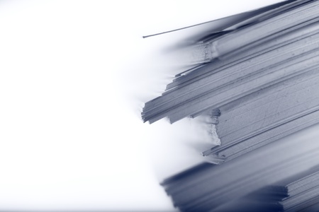 Stack of paper cards の写真素材