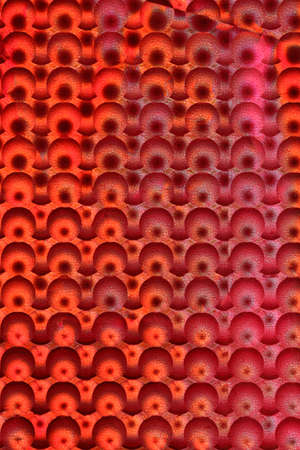 Red bubble background in closeupの写真素材