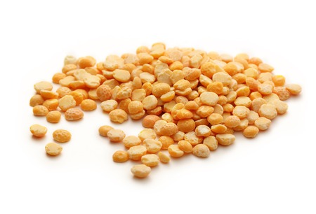 Heap of yellow dry peas