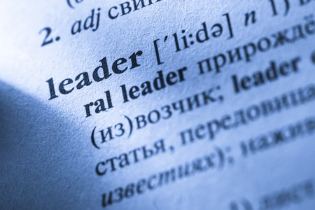 Word Leader translation and definition from English into Russianの写真素材