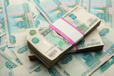 Money as background and in wrapper
