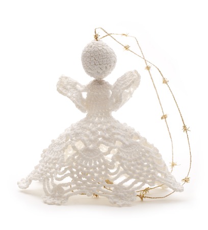 Angel as Christmas tree decorationの写真素材