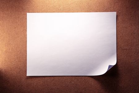 Blank sheet of paper as background closeupの写真素材