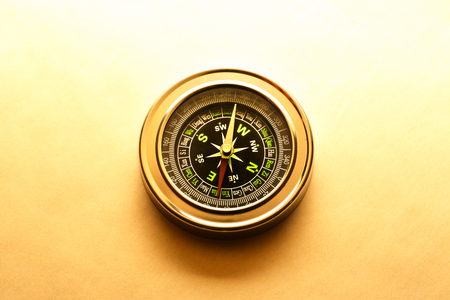 New compass in closeup as single objectの写真素材
