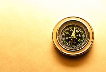 New compass in closeup as single objectの写真素材
