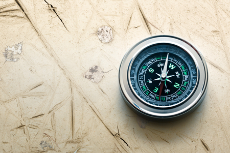 New compass in closeup as single objectの写真素材