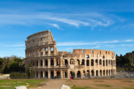 Roman Colosseum, Rome, Italyの写真素材