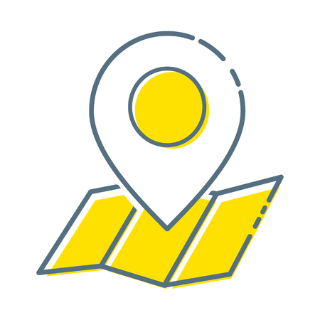 This image is a vector file representing a map location app Vector Design Illustration. Vector Map Location App Vector Map Location App, eps 10のイラスト素材