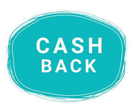 Cash Back, Speech Bubble Banner, Element Design Template, App Icon, Vector Illustration.のイラスト素材
