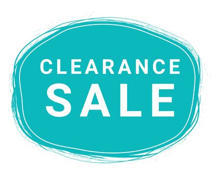 Clearance Sale, Speech Bubble Banner, Element Design Template, App Iconのイラスト素材