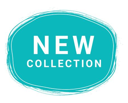 New Collection, Speech Bubble Banner, Element Design Template, App Iconのイラスト素材