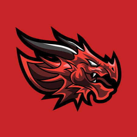 A dragon is a large, serpentine, legendary creature that appears in the folklore of many cultures worldwide.のイラスト素材