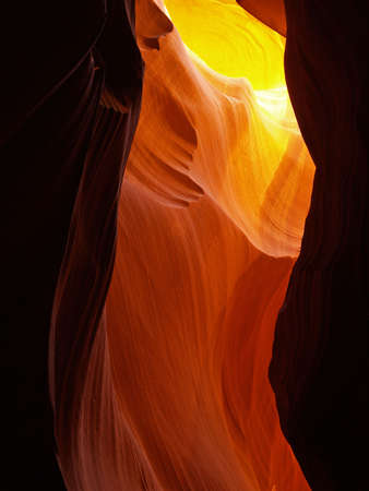 The upper Antelope Slot Canyon near Page  in  Arizona USA