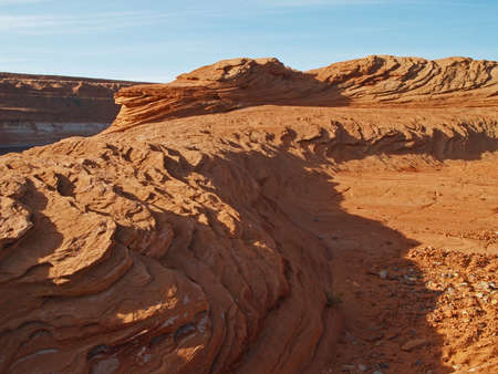 Rock formation in the glen canyon area. の写真素材