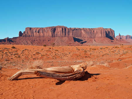 Monument Valley Navajo Tribal Park in Utah の写真素材