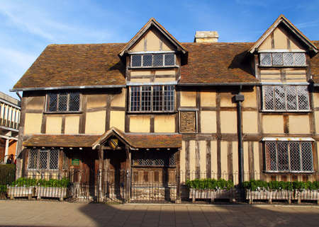 The Stratford shakespeares birthplace - Englandの写真素材