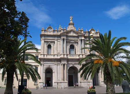 a church in new pompei town italyの写真素材