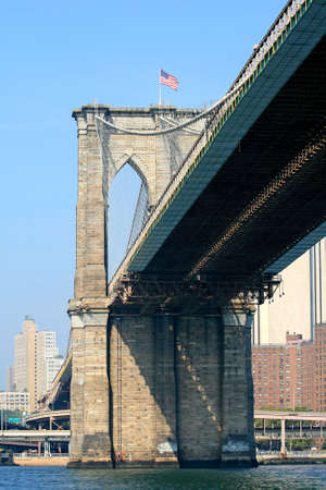 The Brooklyn bridge in New York City