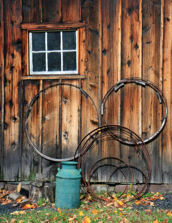 Historic Millbrook Village in Delaware water gap recreation areaの写真素材