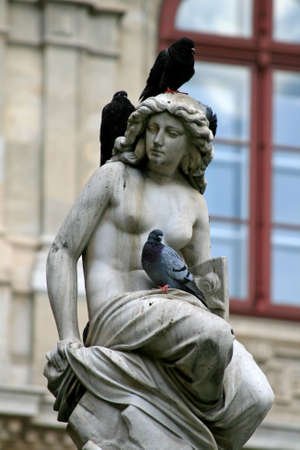 The scenery of beautiful Vienna City, Austria の写真素材