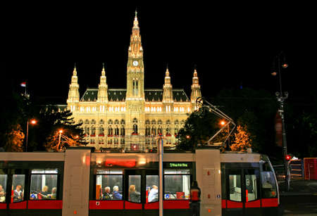 The scenery of beautiful Vienna City, Austria の写真素材