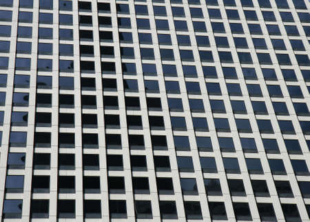 The high-rise buildings in the downtown Chicagoの写真素材