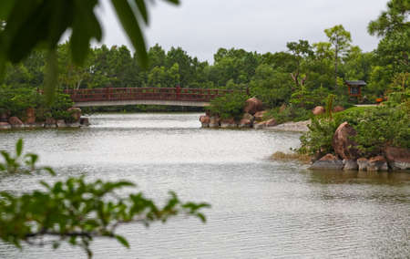 a famous traditional Japanese garden in Southern Florida