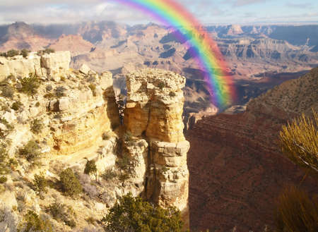 The Grand Canyon National Park in Arizona USの写真素材