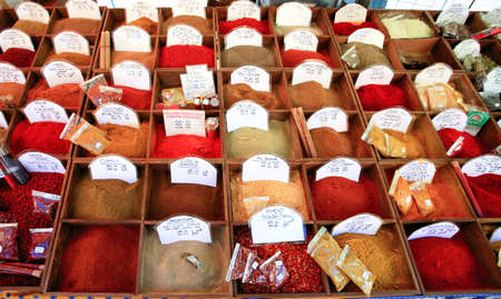 vendor display at the Flower Market in Nice Franceの写真素材