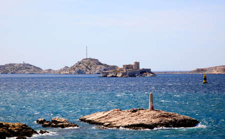 ancient prison on the island If near Marseille, Franceの写真素材