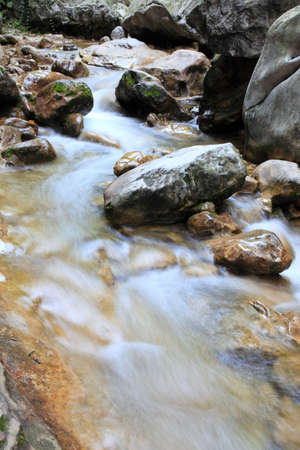 Water falls and cascades of Yun-Tai Mountain, a World Geologic Park and AAAAA Scenery Site in China