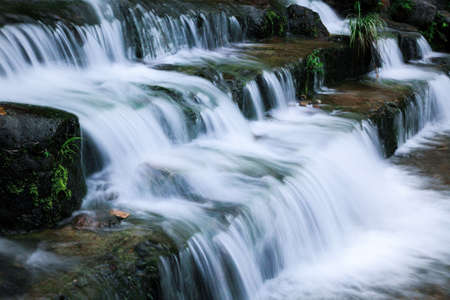Water falls and cascades in Zhangjiajie National Park China