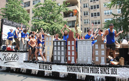 NEW YORK CITY - JUNE 27: NYC LGBT Gay Pride March on June 27, 2010 in New York City, USA 