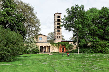 A church in Potsdam Germany on UNESCO World Heritage listのeditorial素材