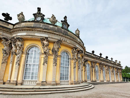 Sanssouci Palace in Potsdam Germany on UNESCO World Heritage listのeditorial素材