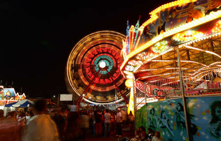 New Jersey State Fair at Meadowland Sports Complex- largest carnival in the state on June 26-July 4, 2008のeditorial素材