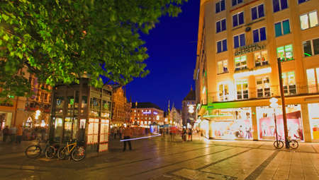 The town hall in the Marienplatz in Munich City Centerのeditorial素材