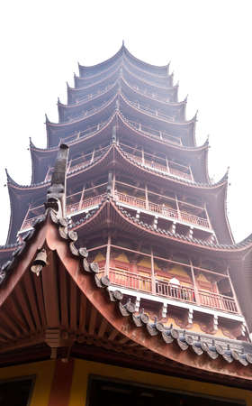 The famous Basita pagoda in Suzhou China の写真素材